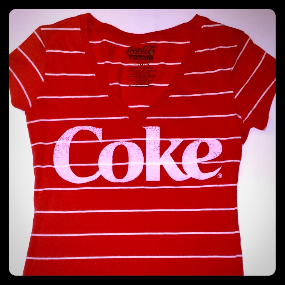 Vintage inspired Coke Tee Medium